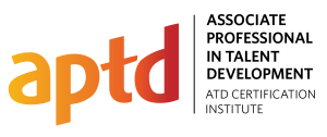APTD Associate Professional in Talent Development ATD Certification Institute logo.